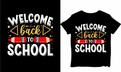 Back to school T-shirt design, vector tshirt design, new vector Back to school tshirt design, t shirt designs, school day, books,  unique design, illustrations t shirt design, creative designer