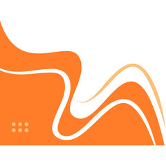 Abstract Wavy Corner