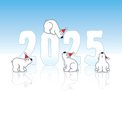 2025_Santa_Polar Bears_1