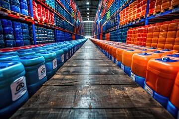 Obraz premium warehouse inventory professional photography