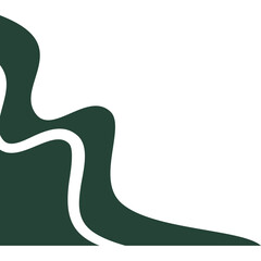 Abstract Wavy Corner