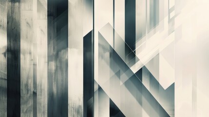 Fototapeta premium A modern abstract background with clean lines and a monochromatic color scheme.