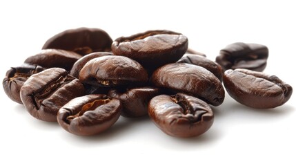 Fototapeta premium isolated coffee beans