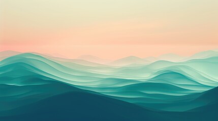A tranquil abstract background with gradient ombre shades blending seamlessly