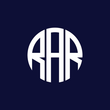 rar circle logo design