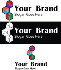 Hexagon logo for professional or personal use.