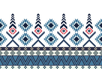 abstract Traditional geometric ethnic fabric pattern ornate elements with ethnic patterns design for textiles, rugs, clothing, sarong, scarf, batik, wrap, embroidery, print, curtain, carpet