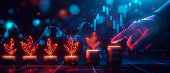 Automated Investing Set up automatic contributions to investment accounts, consistent investing, concept