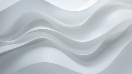Naklejka premium A smooth, translucent white paper texture with subtle crumples and abstract waves, creating 