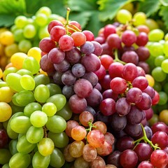 green and red grapes