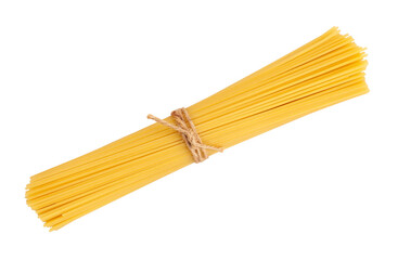 pasta spaghetti path isolated on white