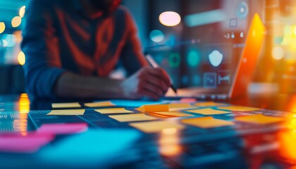 Entrepreneurs testing a new product with focus groups, user feedback, concept