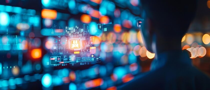 Business team in a video conference, highspeed internet, concept