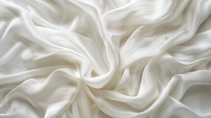 Fototapeta premium Background with textured white fabric