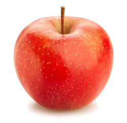 apples path isolated on white