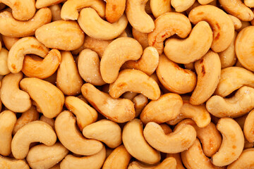 cashew nuts pattern texture background