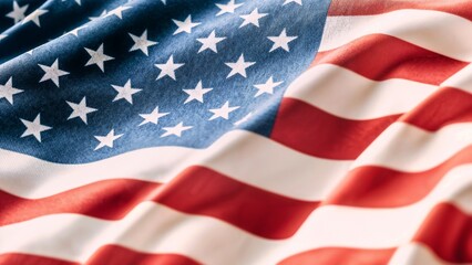 Waving USA national flag. America national flag waving. Make America great again.