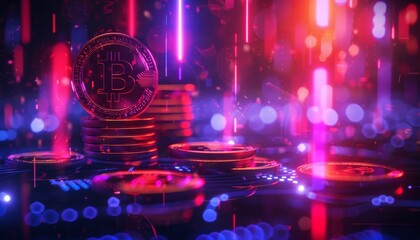 Cryptocurrency Invest in cryptocurrencies, modern digital assets, concept