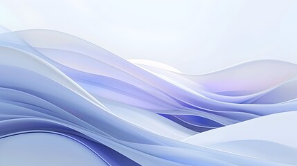 Obraz premium Serene Waves of Soft Blue Flowing in Elegant Minimalist Pattern