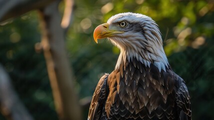 Fototapeta premium Bald Eagle in Natural Habitat 