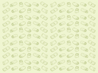 Traditional Indonesian Food and Snacks Illustration Drawing