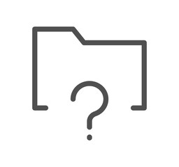 File and folder related icon outline and linear vector.	
