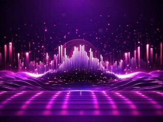 fountain in the night