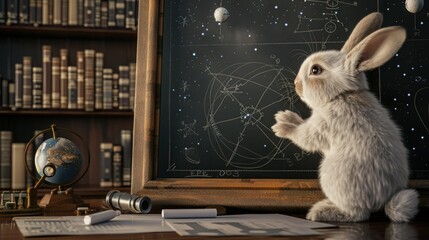 The Curious Bunny's Night Sky Study