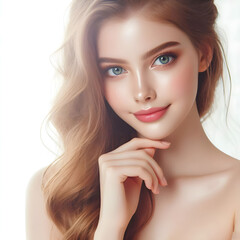 Young beautiful Girl Generate AI
