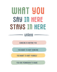 What You Say In Here Stays In Here