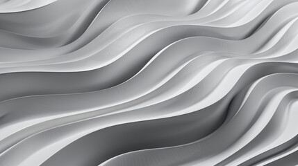 Obraz premium 3d render of abstract background with grey wall texture, made from curved lines and wavy shapes.