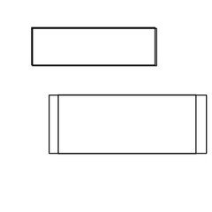 Grunge rectangle frames. Ink empty black boxes set. Rectangle borders collections