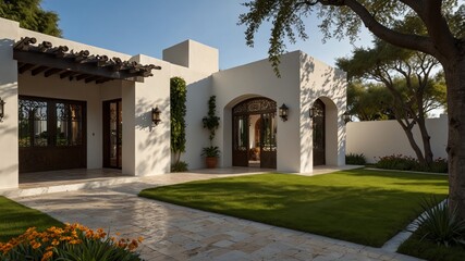 Fototapeta premium Modern house with classic style