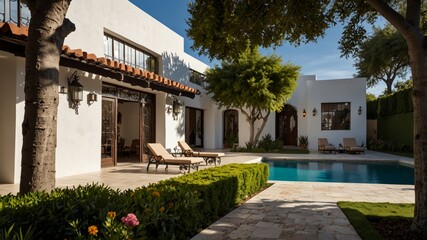 Modern house with classic style