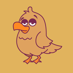 bird brown cool