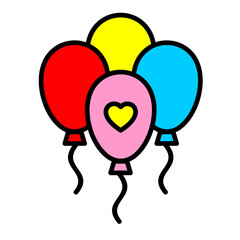Balloons Icon