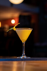 glass of martini