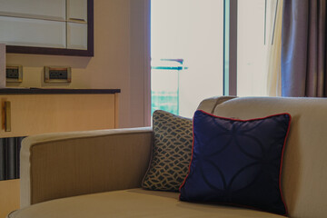 Luxurious ocean view or oceanview or outside balcony veranda cabin stateroom suite queen king...