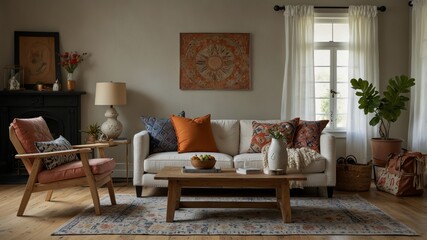 Summer Styles in a calm living room