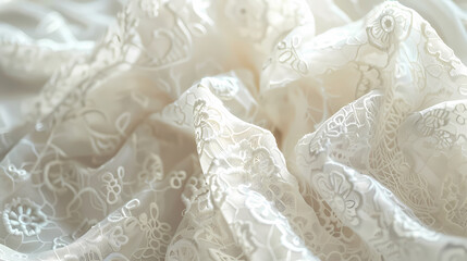 Silk fabric, exquisite embroidery