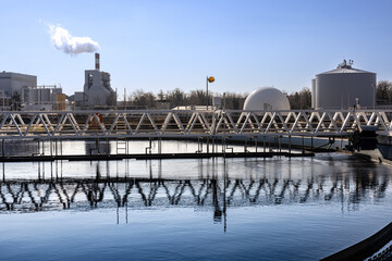 Station d'épuration des eaux pour purifier les eaux usées