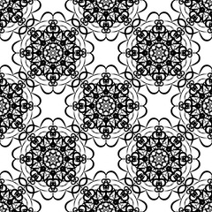 Abstract Modern Mandala Pattern Background. Decoration. Vector Illustration. Wallpaper. Backdrop
