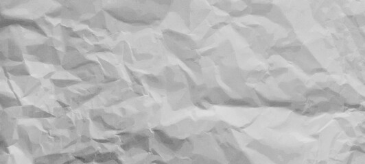 wrinkled crumpled  white paper background