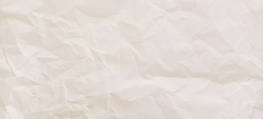 wrinkled crumpled  white paper background