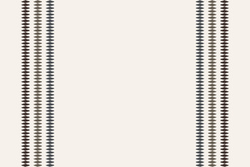 Traditional Ethnic ikat motif fabric pattern geometric style.African Ikat embroidery Ethnic oriental pattern brown cream background wallpaper. Abstract,vector,illustration.Texture,frame,decoration.
