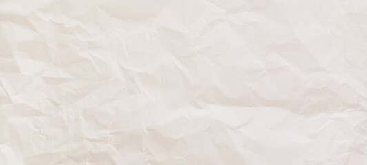 wrinkled crumpled  white paper background
