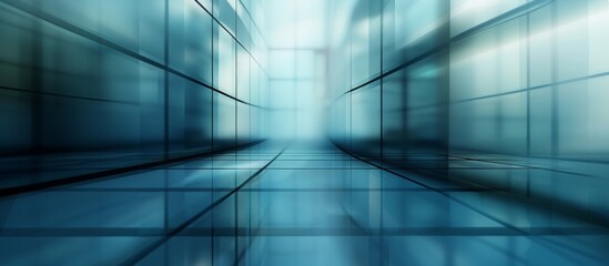 Sky Blue Hue Minimalistic Glass Architecture in a Modern Atmosphere, future smart office, business concept, Graphic Resources, Wallpapers, Brochure, Websites, banner design, Advertising, background
