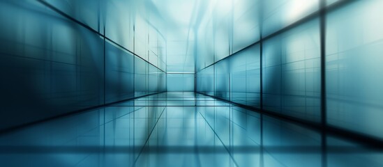 Sky Blue Hue Minimalistic Glass Architecture in a Modern Atmosphere, future smart office, business concept, Graphic Resources, Wallpapers, Brochure, Websites, banner design, Advertising, background
