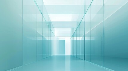 Sky Blue Hue Minimalistic Glass Architecture in a Modern Atmosphere, future smart office, business concept, Graphic Resources, Wallpapers, Brochure, Websites, banner design, Advertising, background