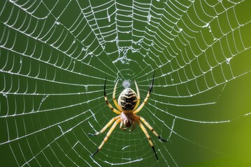 Obraz premium A Spider in its Web